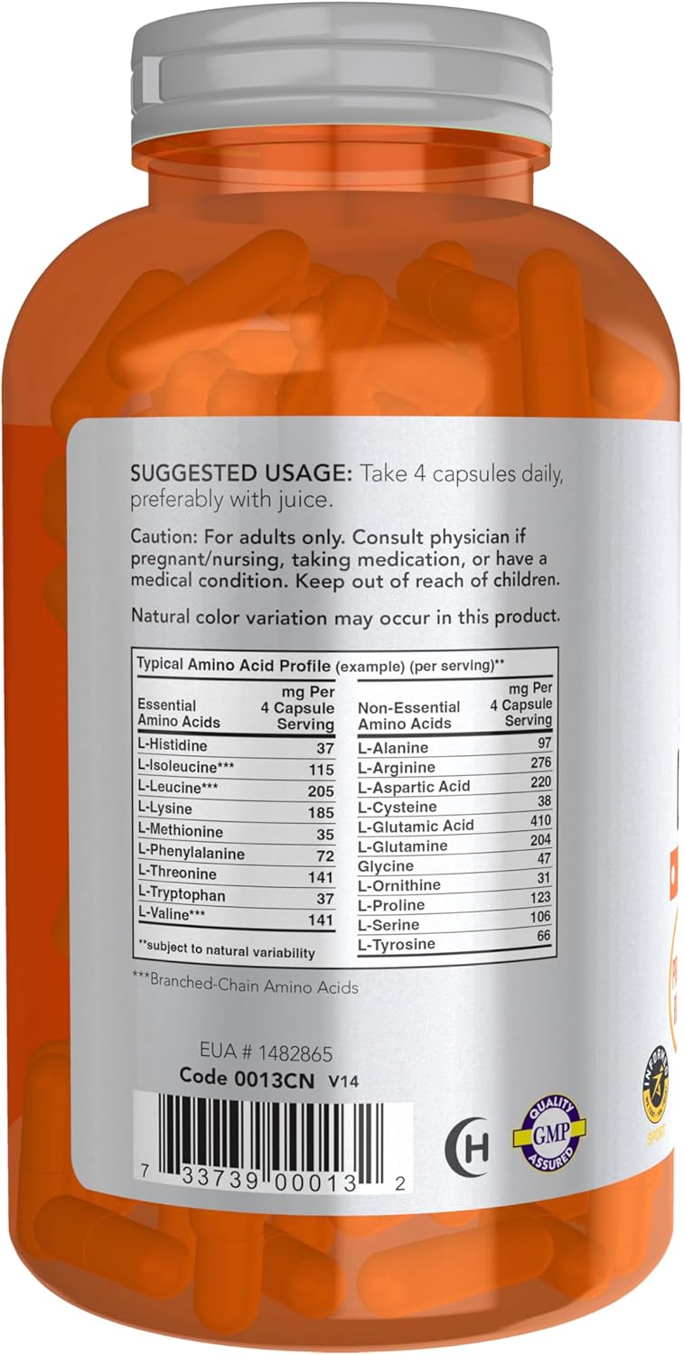 NOW Sports Nutrition Amino Complete with Vitamin B-6 - 360 Tablets by NOW Foods