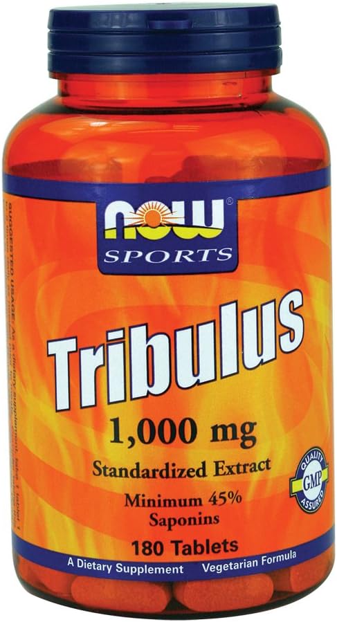 NOW Sports Tribulus 1000 by NOW Foods - Natural Testosterone Support Supplement for Male Performance and Stamina