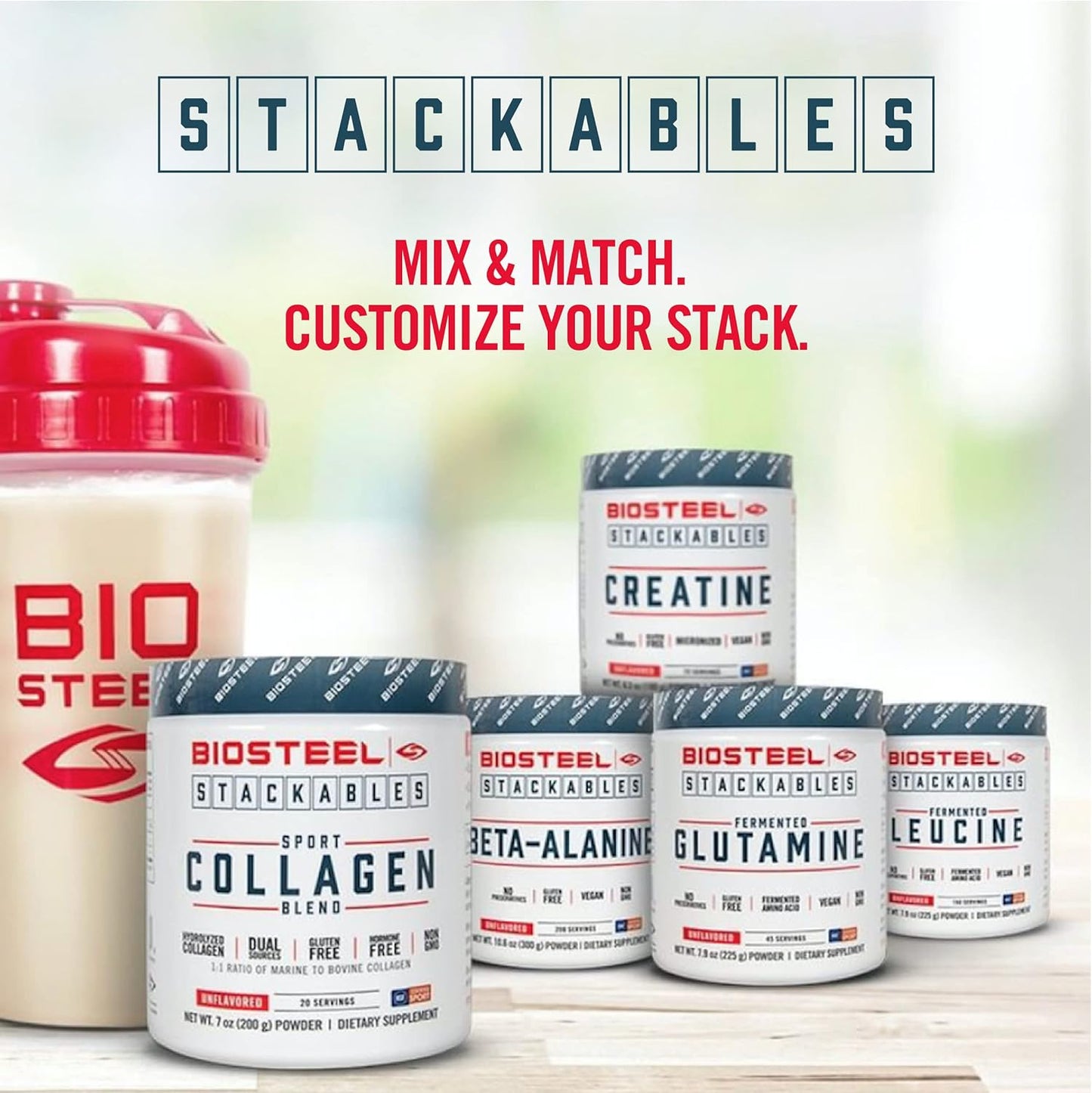 NSF Certified BioSteel Creatine Monohydrate Powder - 72 Servings, 180g, Micronized for Muscle Recovery and Lean Muscle Gain