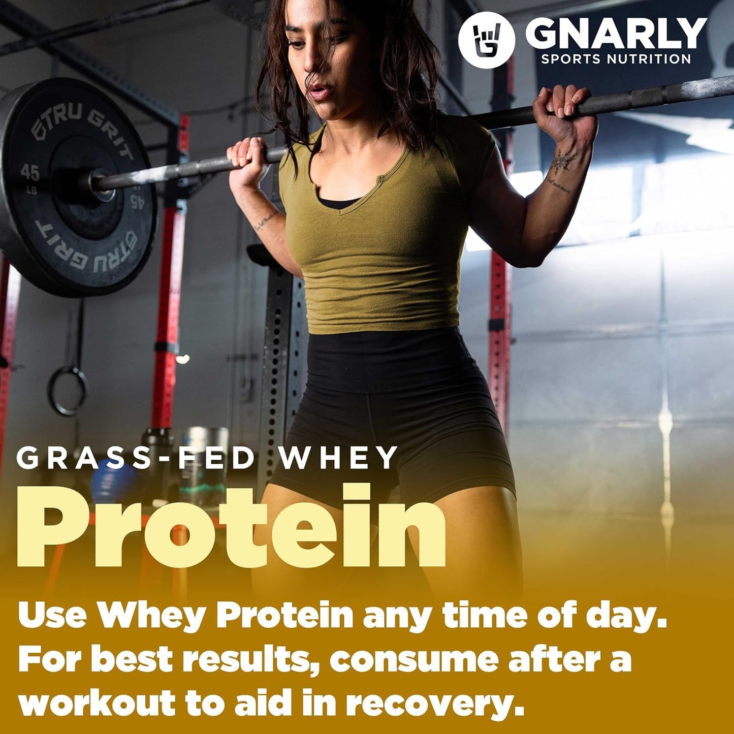 NSF Sport Certified Vanilla Protein Powder, Grass Fed Whey, 25g Protein for Muscle Repair, Smooth Vanilla Taste - 32 oz
