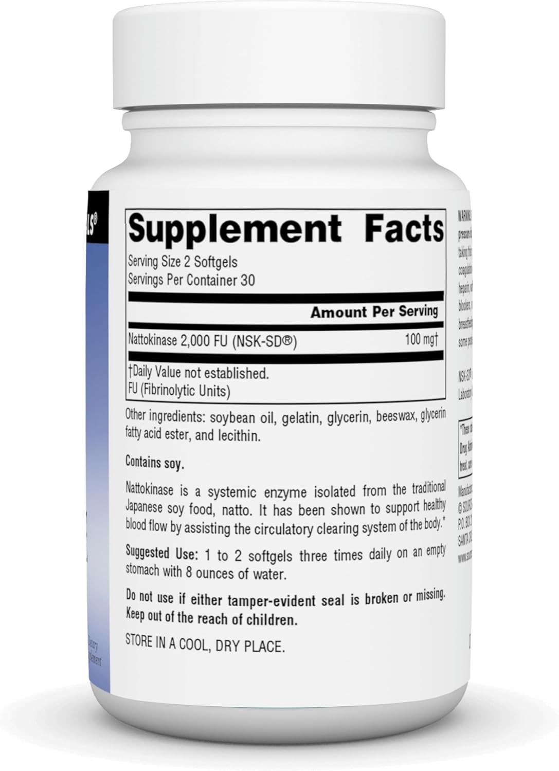 NSK-SD Nattokinase Softgels - 50 mg, 60 Count - Promotes Healthy Circulation and Overall Wellness