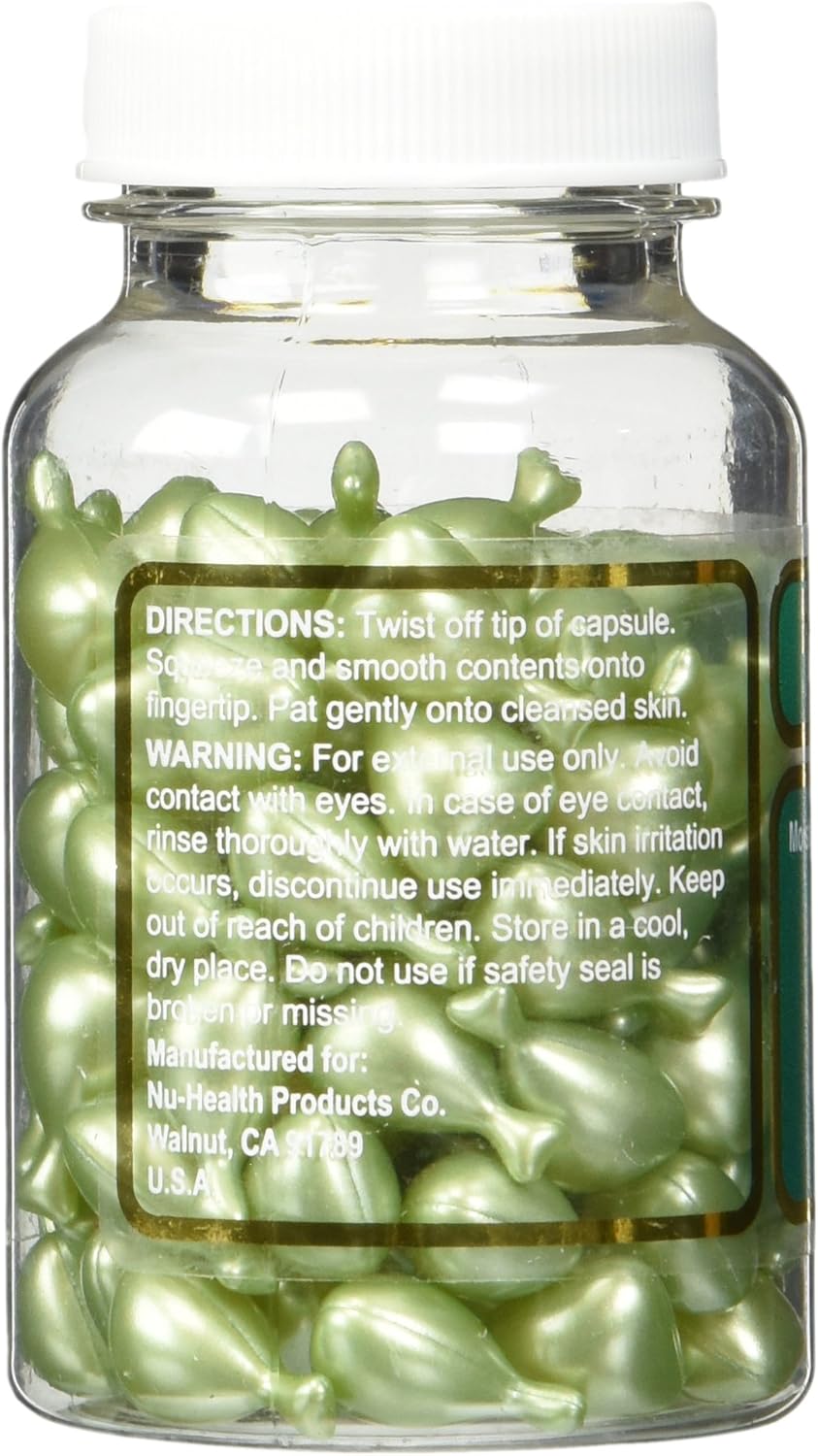 Nu-Health Aloe Vera and Vitamin E Skin Oil Capsules - 90 Count