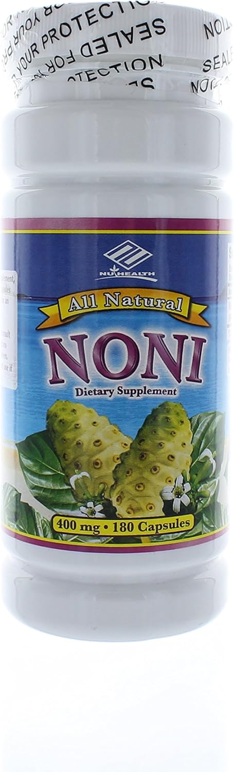 Nu-Health Noni 400mg Dietary Supplement - 180 Capsules