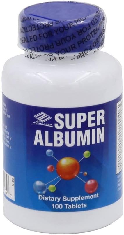 Nu-Health Super Albumin 6-Pack Tablets - High Quality Protein Supplement