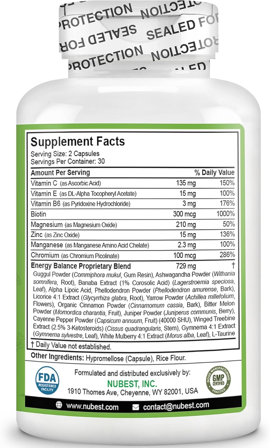 NuBest Blood Sugar Support Supplement with Bitter Melon, Ashwagandha, Cinnamon, Chromium, Magnesium, Vitamins, Alpha Lipoic Acid, Cayenne Pepper - Pack of 4 - Promotes Healthy Blood Sugar Levels