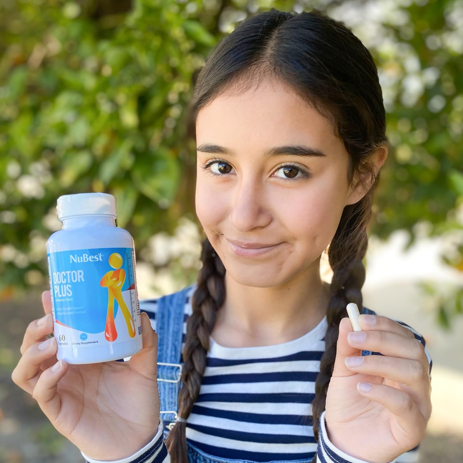 NuBest Doctor Plus Height Growth Formula with Calcium, Vitamins D3, and K2 - Immune Support for Kids and Teens - 6 Pack