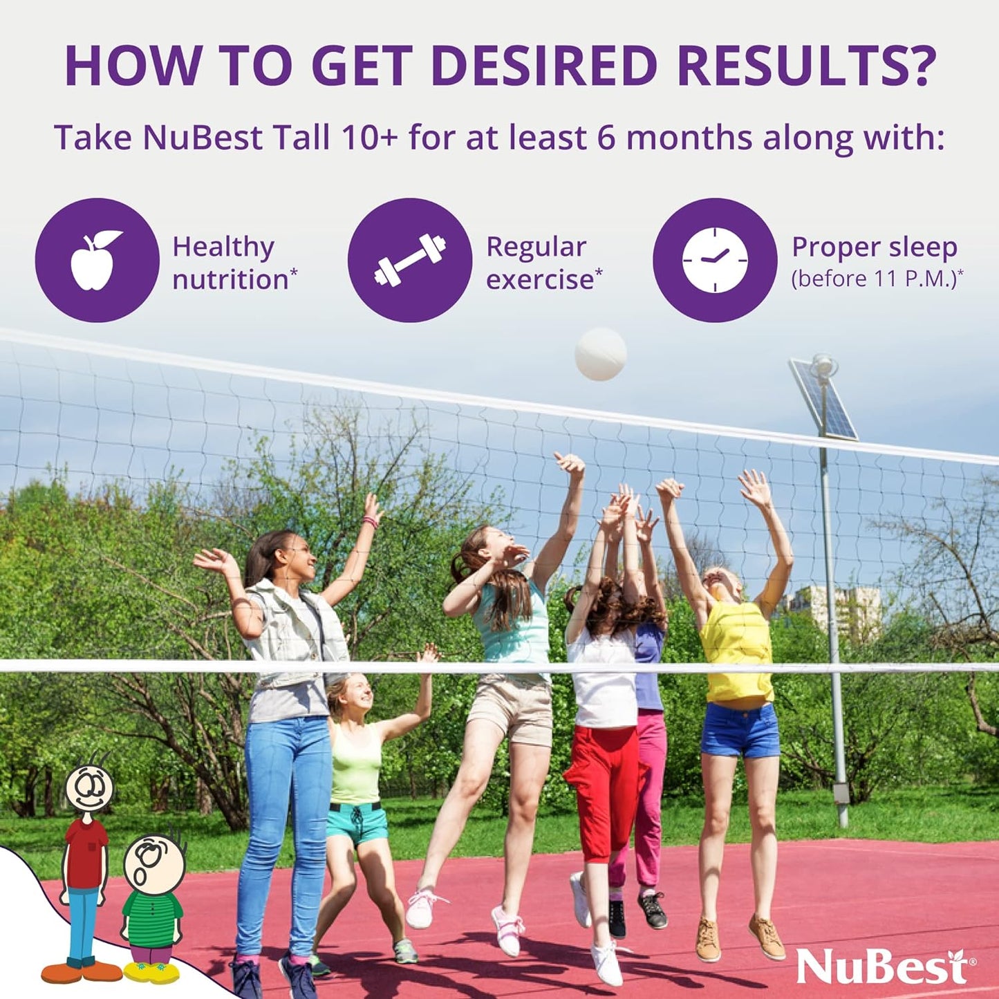 NuBest Tall 10+ & NuBest Tall New Look Bundle - Promotes Healthy Height, Strong Bones, and Overall Development for Better Health