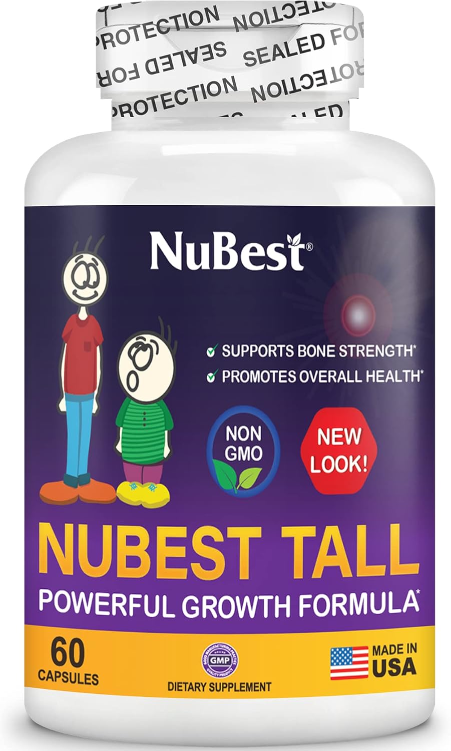 NuBest Tall 10+ & NuBest Tall New Look Bundle - Promotes Healthy Height, Strong Bones, and Overall Development for Better Health