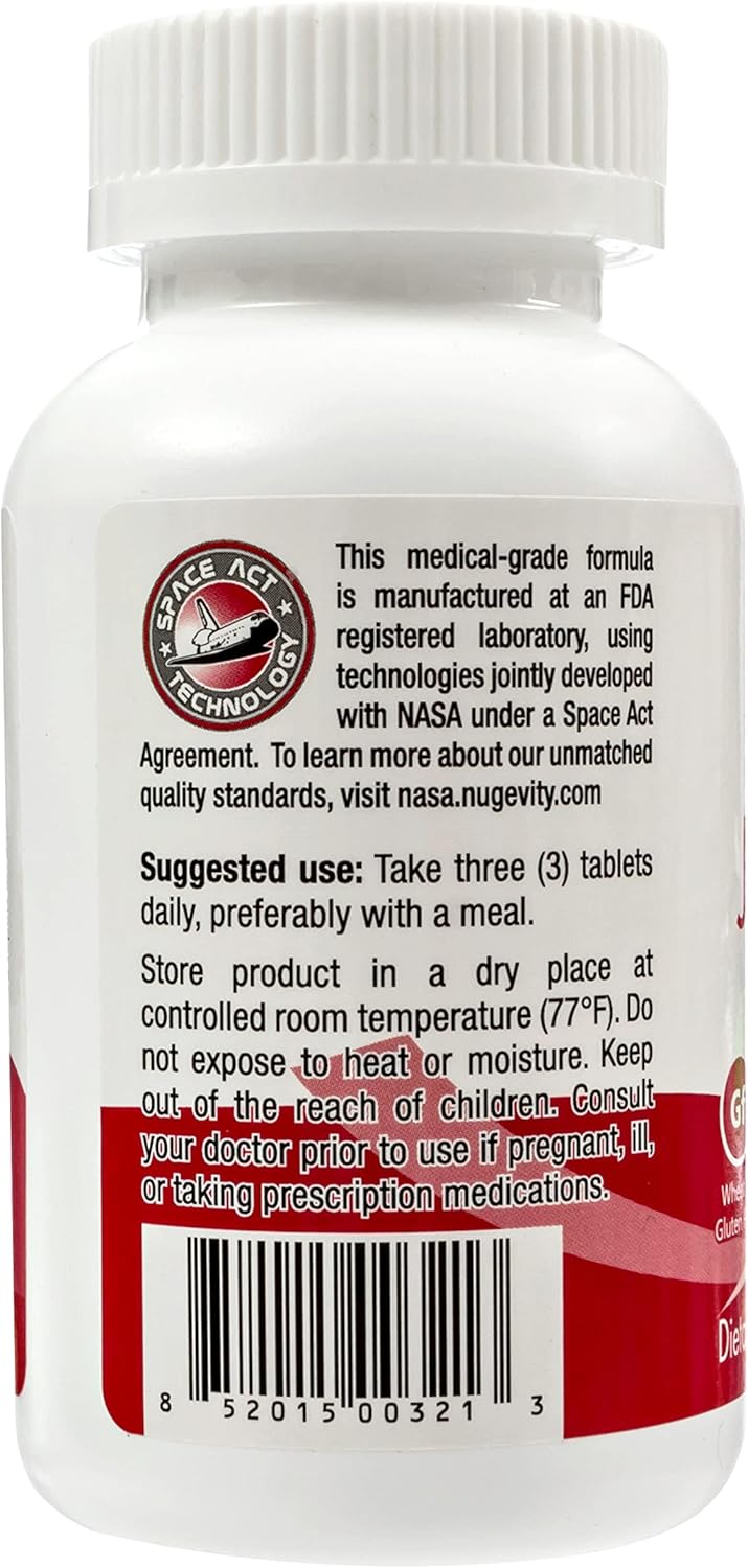 Nugevity Joint Support Supplement - 90 Tablets for Improved Joint Flexibility and Mobility with Glucosamine, MSM, and Hyaluronic Acid