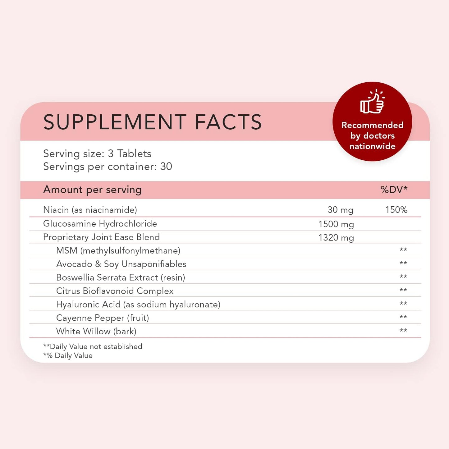 Nugevity Joint Support Supplement - 90 Tablets for Improved Joint Flexibility and Mobility with Glucosamine, MSM, and Hyaluronic Acid