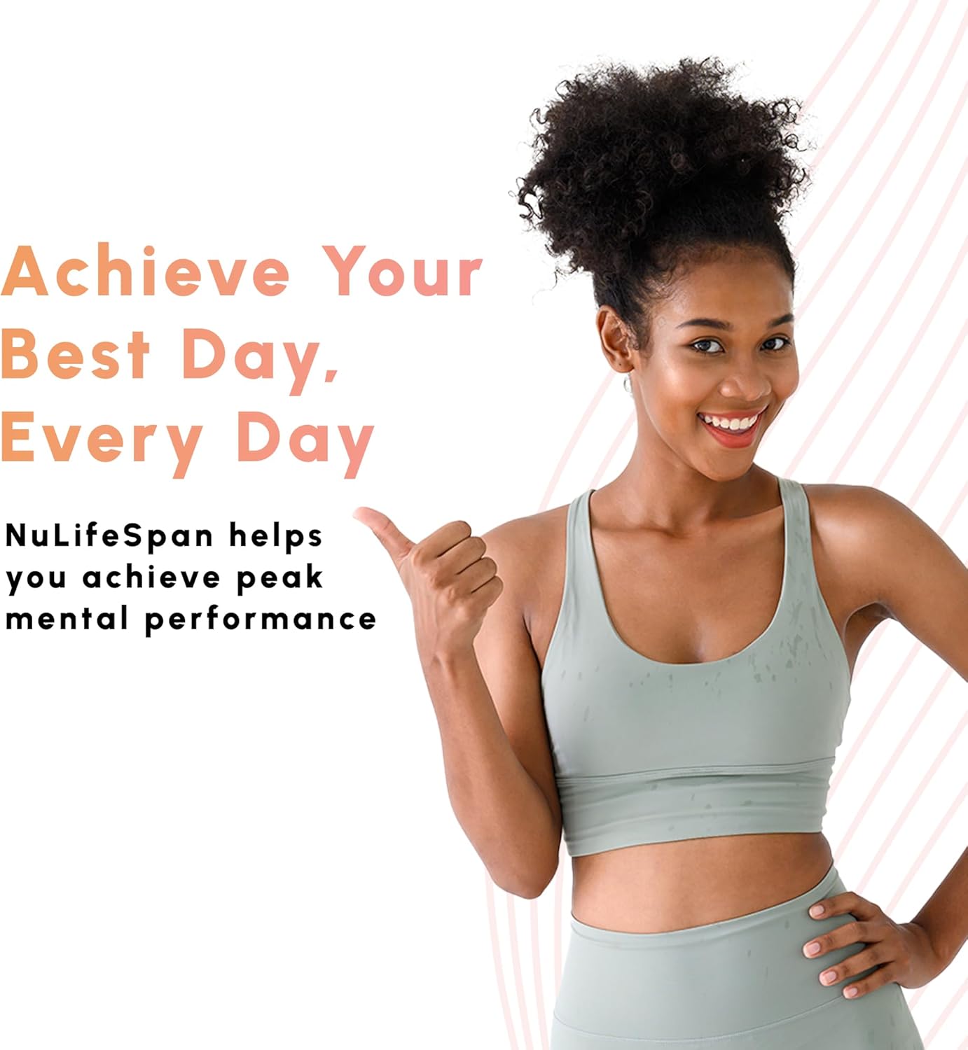 Nulifespan Myelin-6 Sampler Pack: Focus Supplement with AlphaSize for Brain Wellness, Memory & Cognitive Function, Orange Tangerine Flavor, 10 Single Serve Packs, Gluten-Free & Non-GMO
