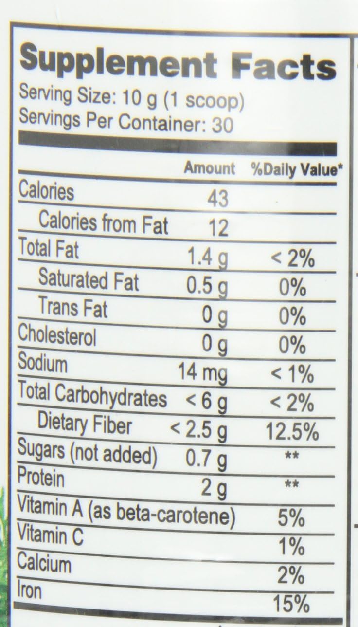 NuMedica Power Greens Chocolate - 300g Powder - 30 Servings - Antioxidant Superfood Supplement