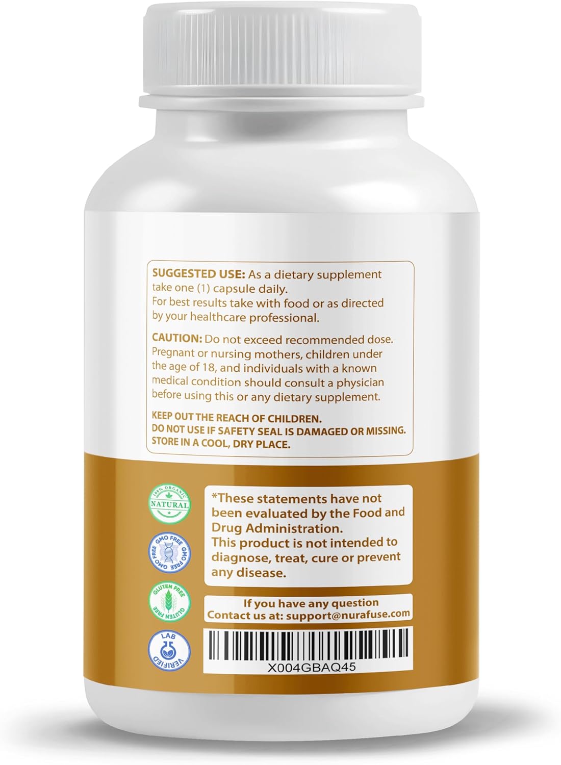 NURAFUSE Digestion Support Supplement with Cloves, Cinnamon, Ginger - Immune System and Respiratory Wellness - USA Made