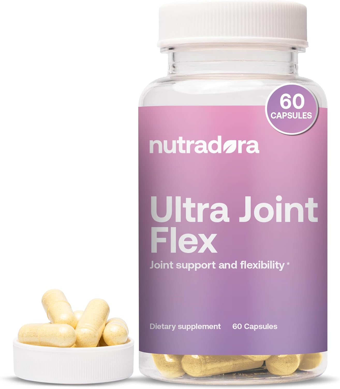 Nutradora Ultra Joint Support Supplement - Advanced Joint Health Capsules for Flexibility and Support - 60 Capsules Made in USA