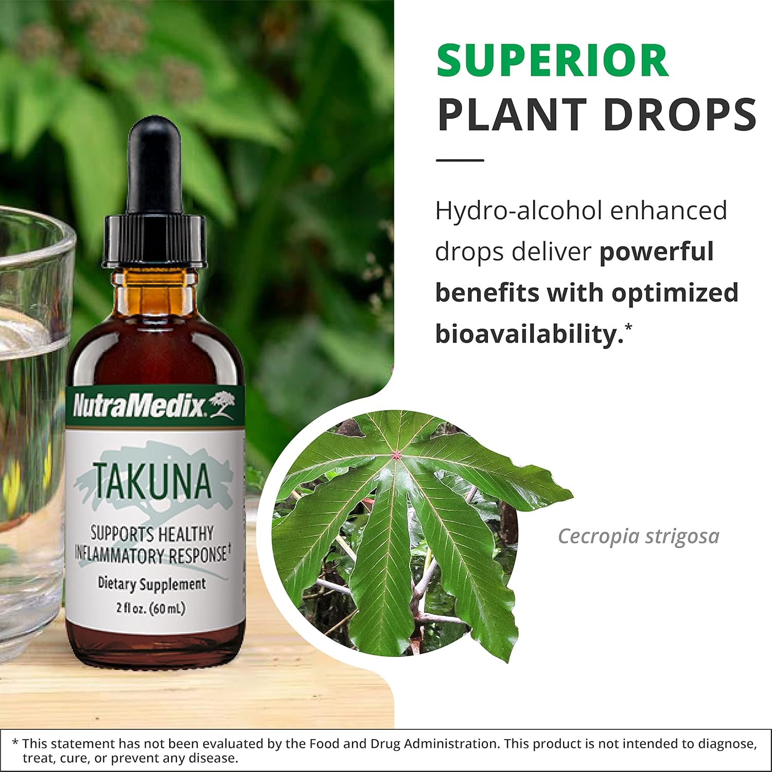 NutraMedix Takuna Blanca Bark Extract Immune Support Liquid Supplement for Women & Men - Bioavailable Fast-Absorbing Vitamins (1oz) - BoostGo Australia