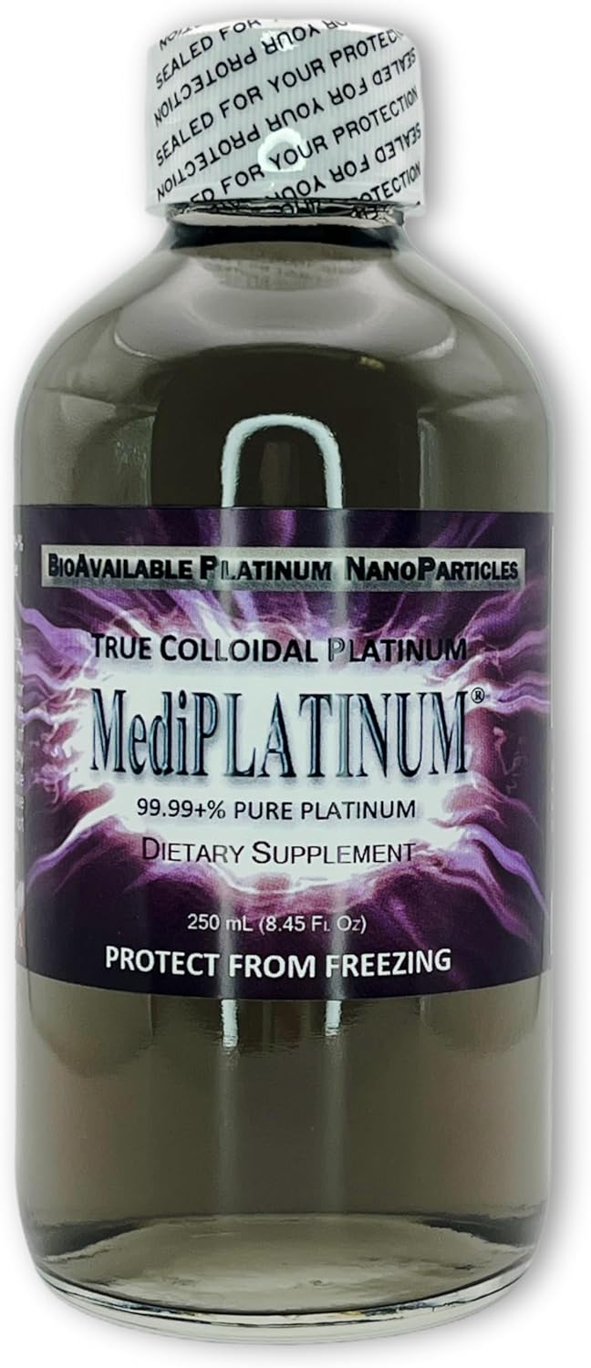 Nutraneering MediPLATINUM Gut Booster Colloidal Platinum PtNP Supplement - 250 mL (8.45 Fl Oz)