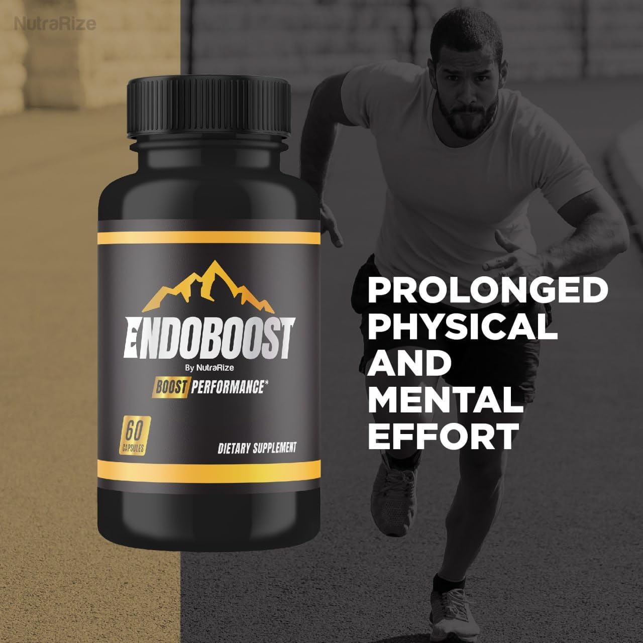 NutraRize Endoboost for Men - Advanced Performance Supplements for Men's Health - Official Reviews - 60 Capsules