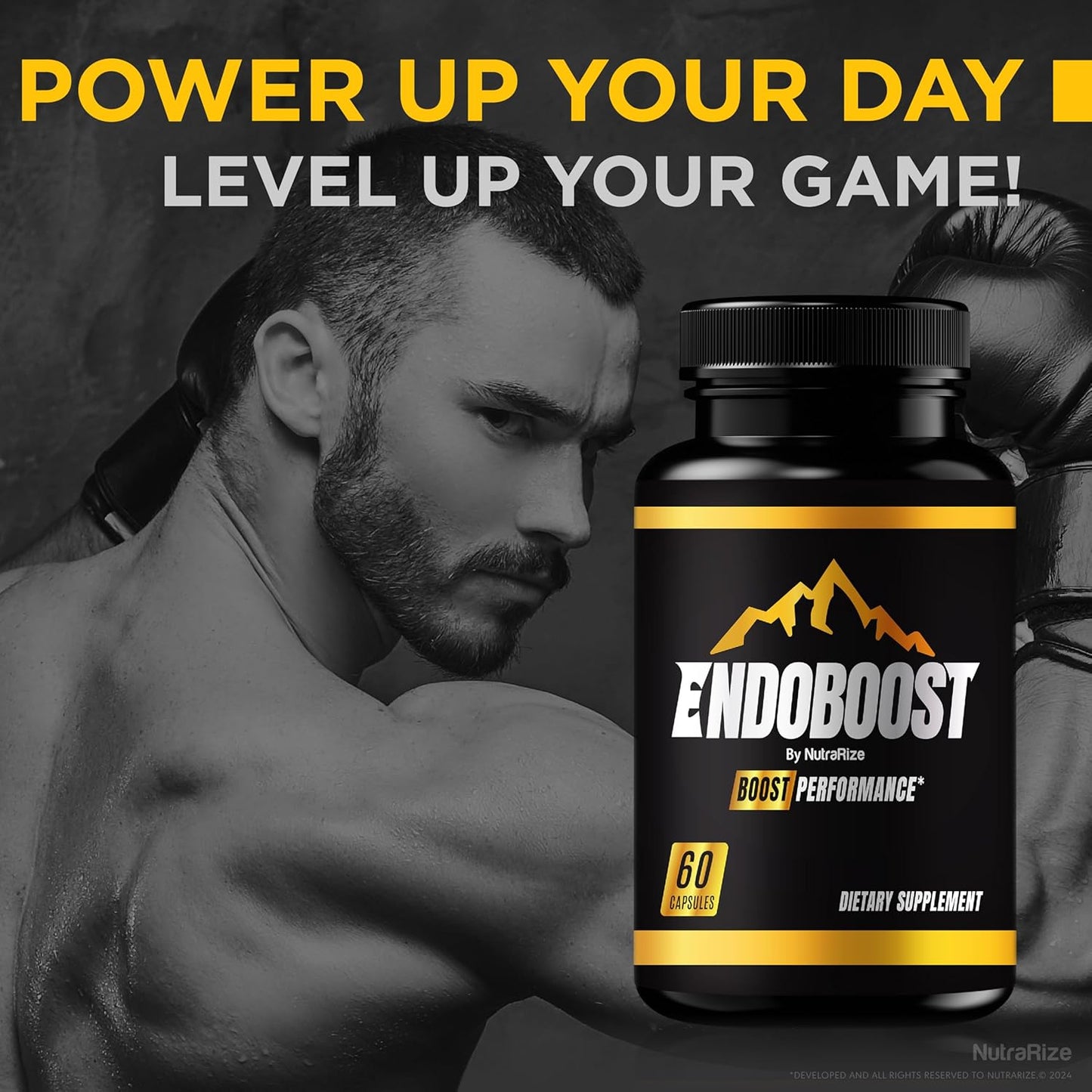 NutraRize Endoboost for Men - Official Male Performance Supplements, 2-Pack 120 Capsules Advanced Formula