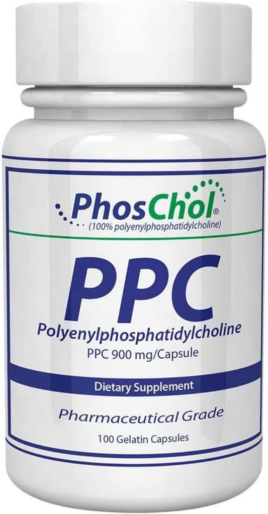 Nutrasal PhosChol PPC Polyenyl PhosphatidylCholine Choline Supplement - 900mg - 100 Capsules