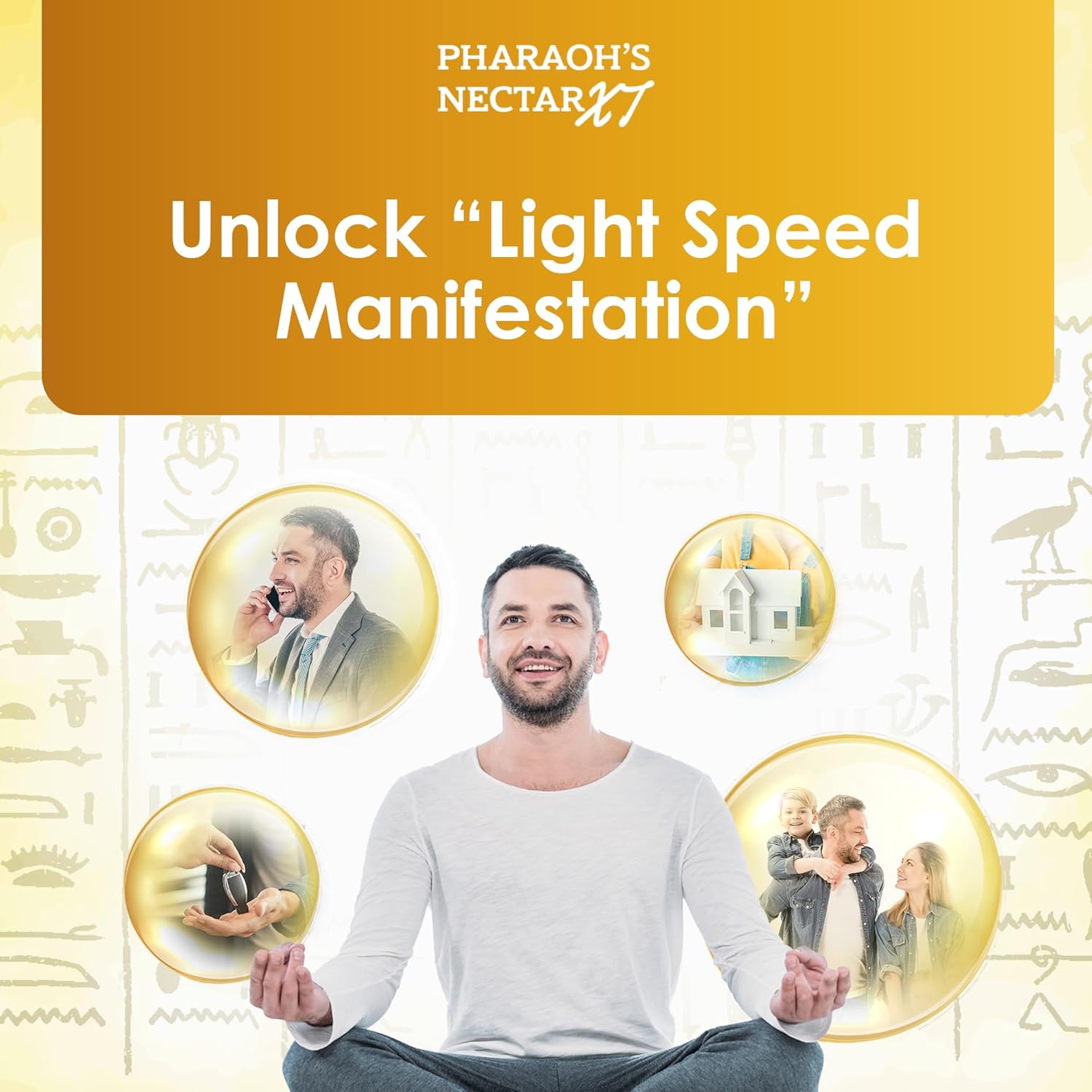 Nutraville Pharaoh's Nectar XT 24K Monoatomic Gold Ormus - Ultra-Pure Gold Concentration for Pineal Gland Activation and DNA Awakening - 30 Servings