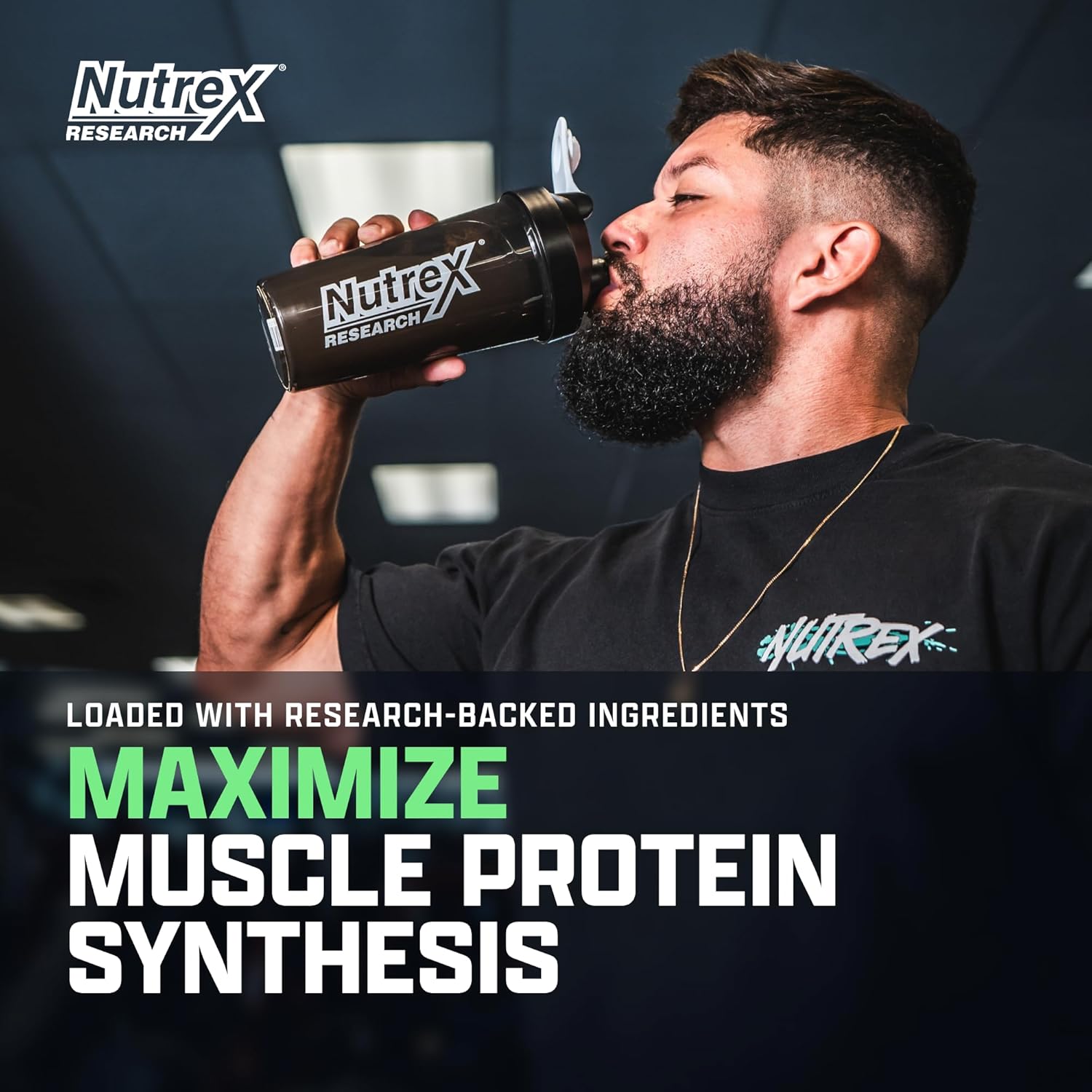 Nutrex Research EAA Hydration Powder - Muscle Recovery, Strength, Endurance - 8g Amino Acids + Electrolytes - Apple Pear Flavor - 30 Servings