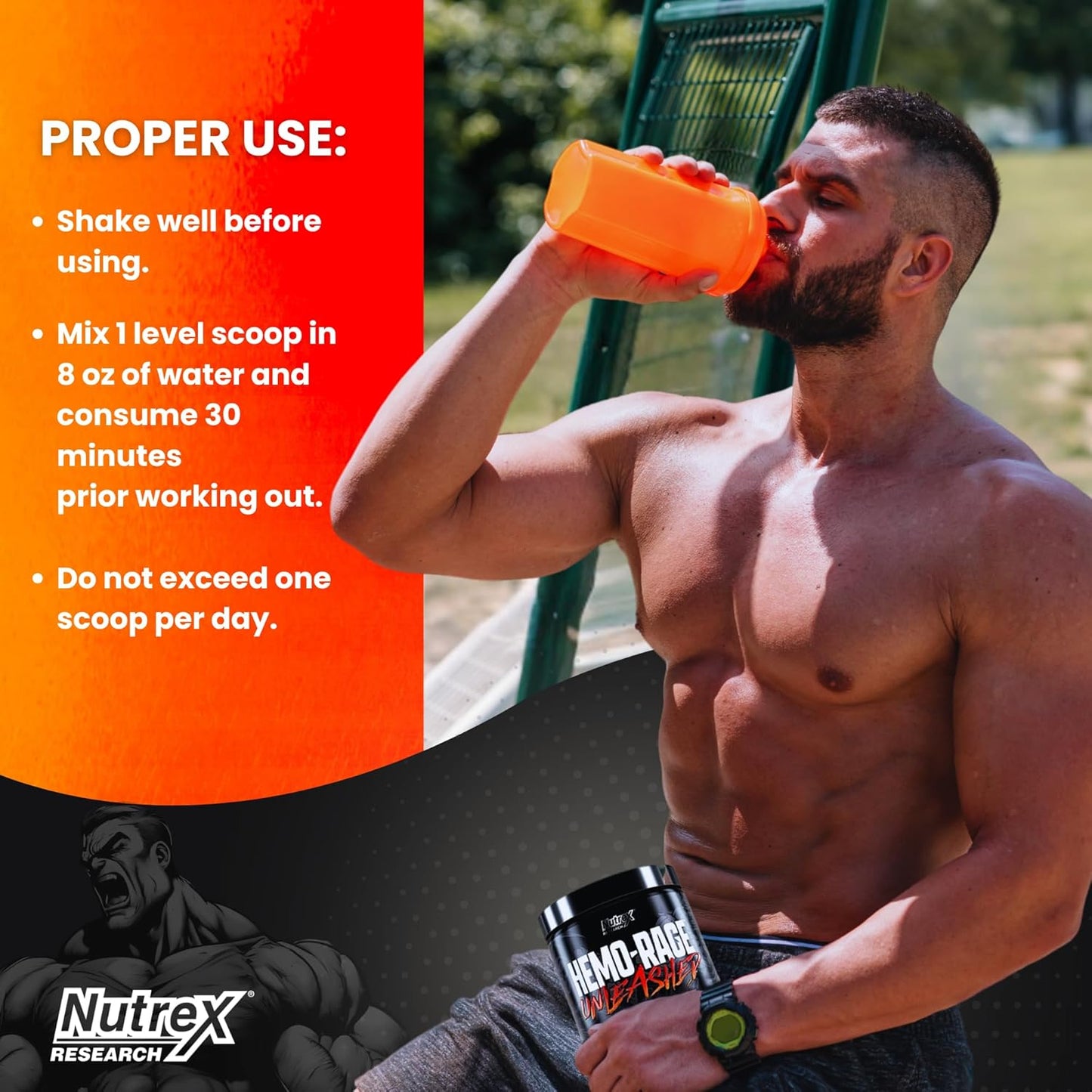 Nutrex Research Hemo-Rage Extreme Pre Workout Powder - Blueberry Lemonade | High-Stim Energy, Focus, Endurance & Pump Booster Supplement - BoostGo Australia