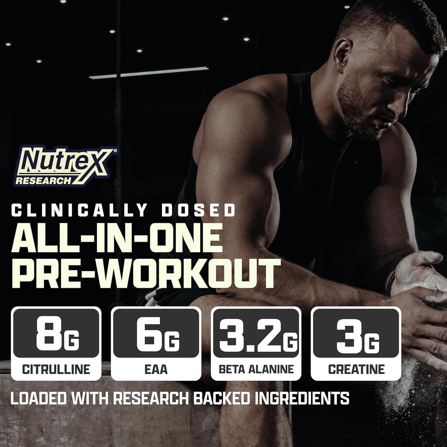 Nutrex Research Outlift Pre Workout Powder with Creatine, Citrulline, EAA - Energy & Performance Supplement (22 Servings, Berried Alive)