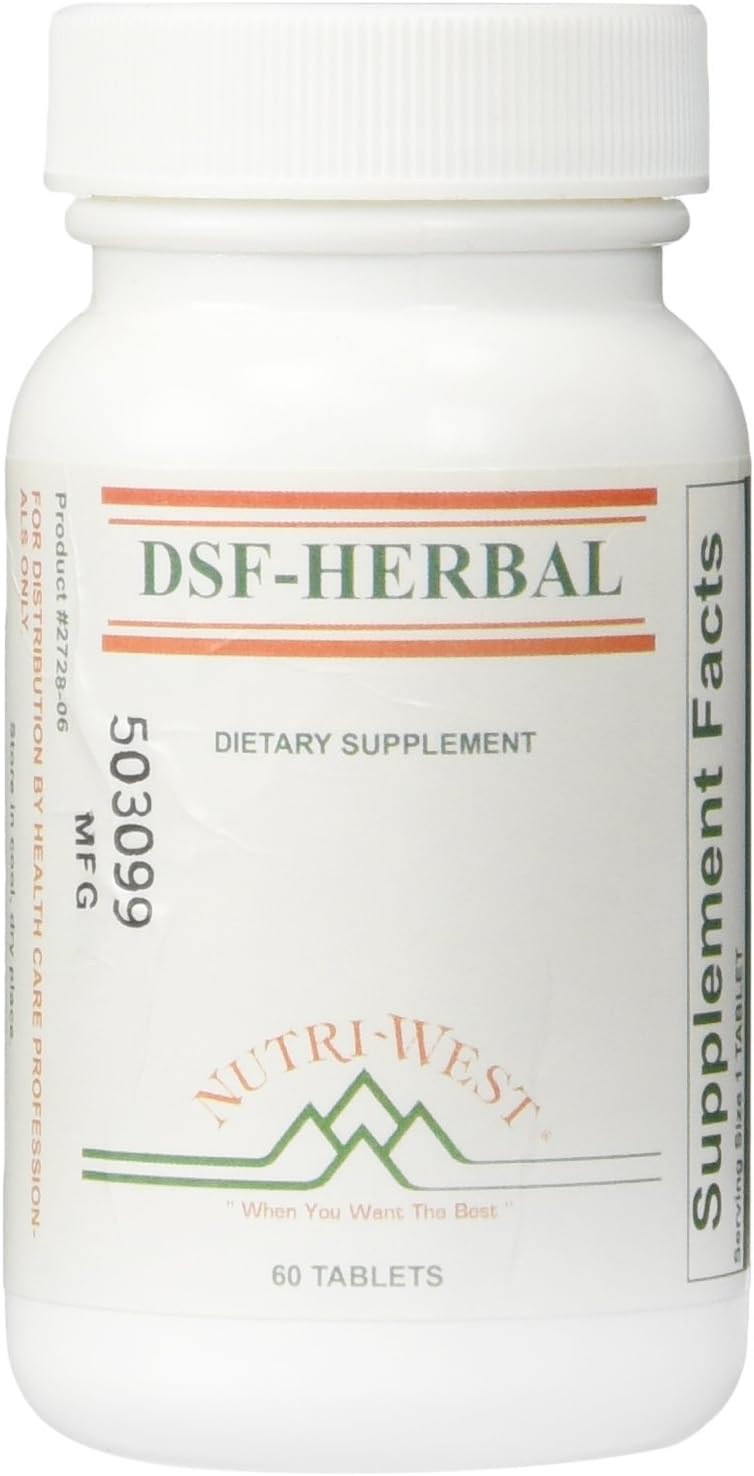 Nutri-West DSF Herbal Tablets - 60 Count - Nutri West Brand