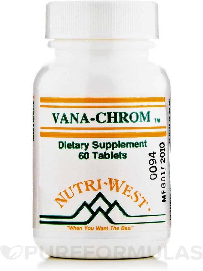 Nutri West Vana-Chrom - 60 Tablets for Balanced Nutrition