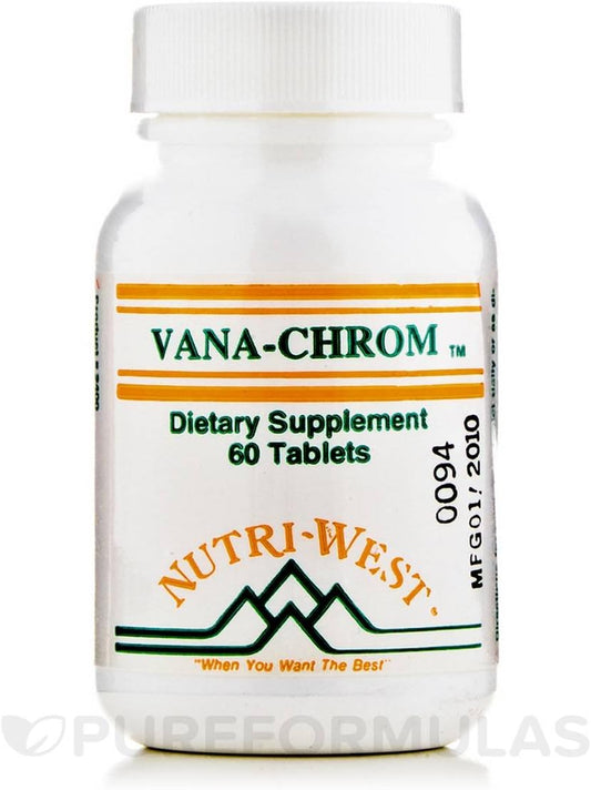 Nutri West Vana-Chrom - 60 Tablets for Balanced Nutrition