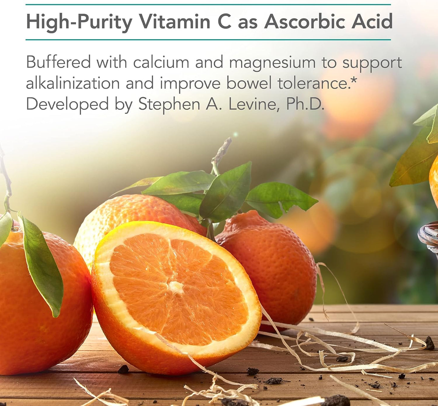 Nutricology Buffered Vitamin C Powder with Calcium, Magnesium, Potassium - High-Purity and High Dose 8.5 Oz