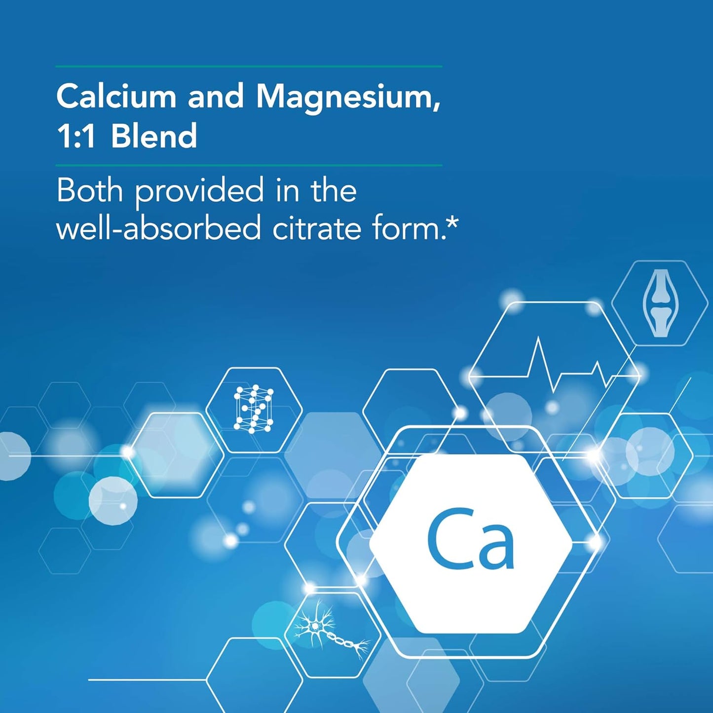 Nutricology Calcium Magnesium Citrate Supplement - 100 Vegetarian Capsules for Bone Health - Pure & Well-Absorbed Calcium Citrate Formula