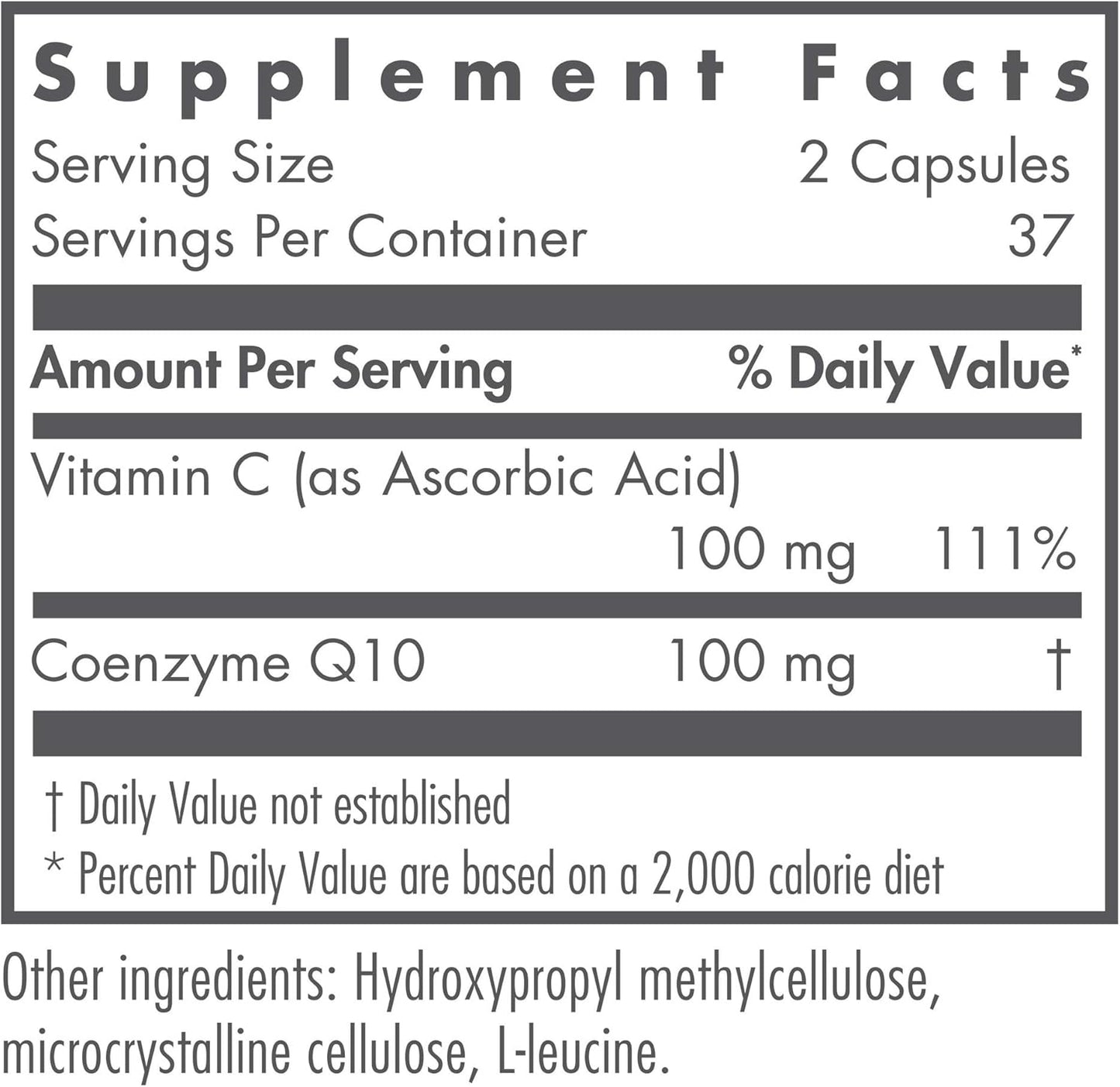 Nutricology Coenzyme Q10 Supplement with Vitamin C - Heart Health Support - 50mg Ubiquinol Antioxidant Capsules - 75 Count