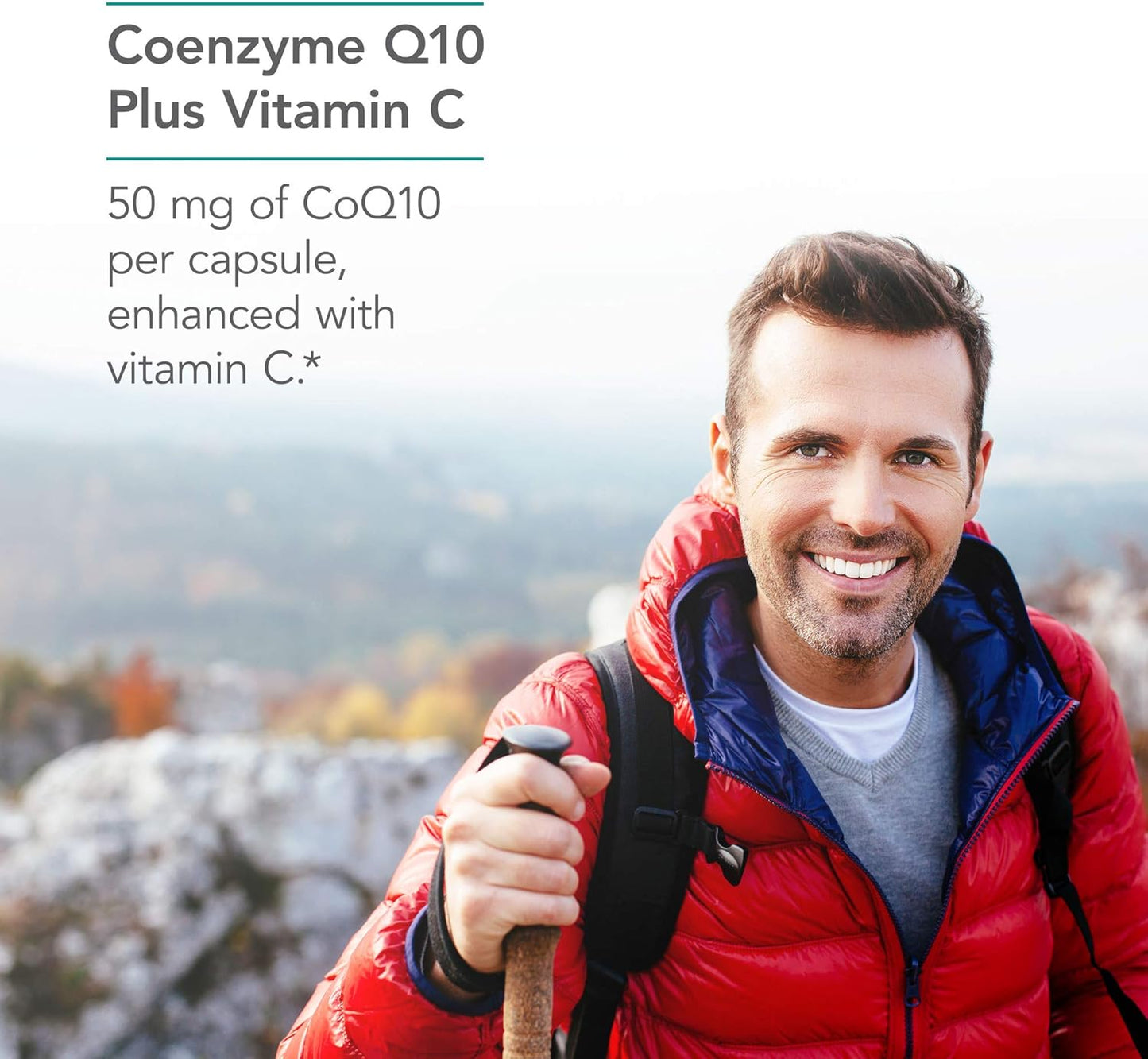 Nutricology Coenzyme Q10 Supplement with Vitamin C - Heart Health Support - 50mg Ubiquinol Antioxidant Capsules - 75 Count