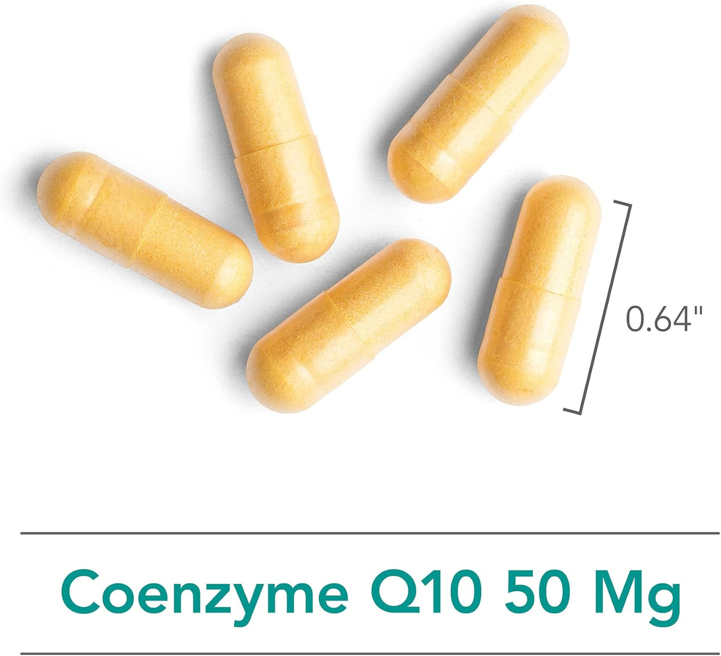 Nutricology Coenzyme Q10 Supplement with Vitamin C - Heart Health Support - 50mg Ubiquinol Antioxidant Capsules - 75 Count