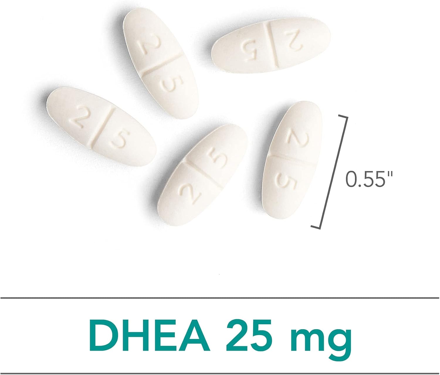 NutriCology DHEA 25mg Supplement - Hormone Support for Women & Men - Hypoallergenic Soy-Free Tablets (60 Count)