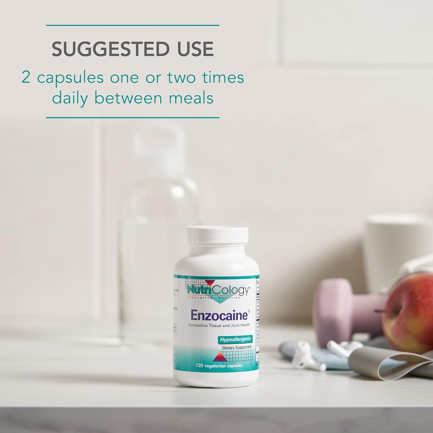 Nutricology Enzocaine Vegicaps - 120 Capsules