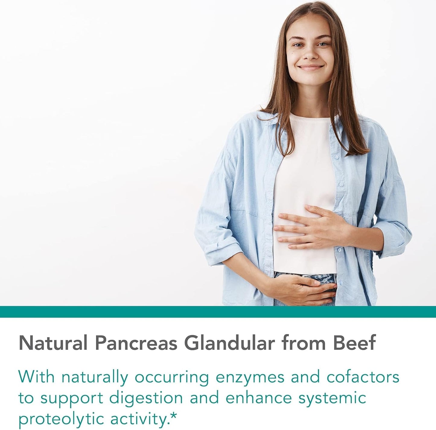 Nutricology Pancreas Dietary Supplement - Natural Digestive Support with Enzymes, Pork Glandur, Hypoallergenic, Vegetarian Capsules - 720 Count - BoostGo Australia