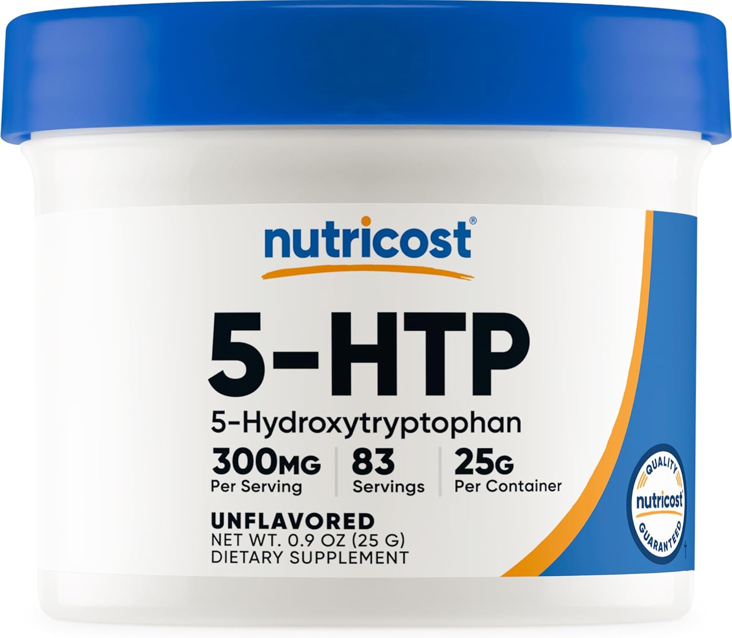 Nutricost 5-HTP Powder - 25 Grams (300mg) Gluten Free & Non-GMO - Pure 5-HTP Supplement
