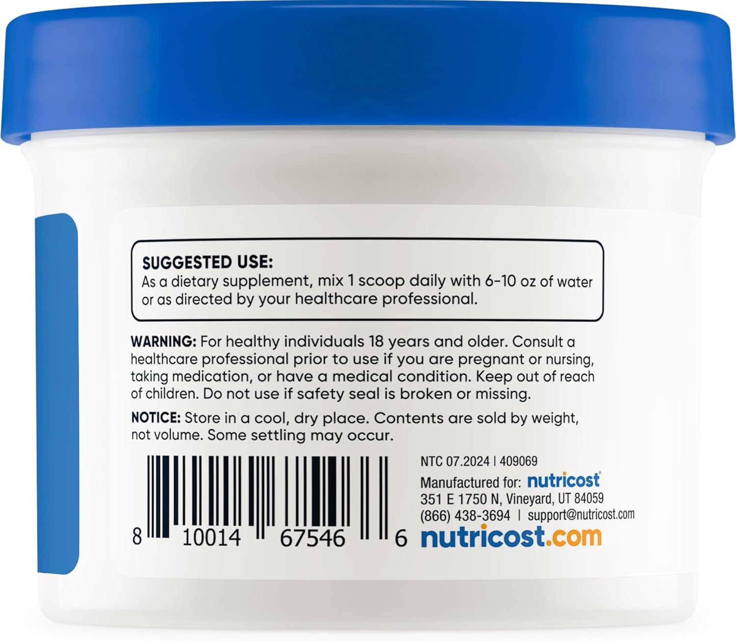 Nutricost 5-HTP Powder - 25 Grams (300mg) Gluten Free & Non-GMO - Pure 5-HTP Supplement