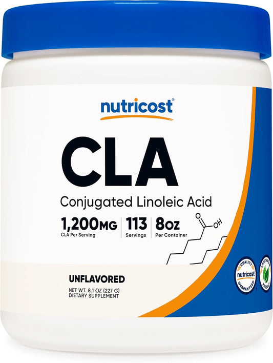 Nutricost CLA Powder 8oz (227g) - Gluten Free, GMO Free Conjugated Linoleic Acid Supplement