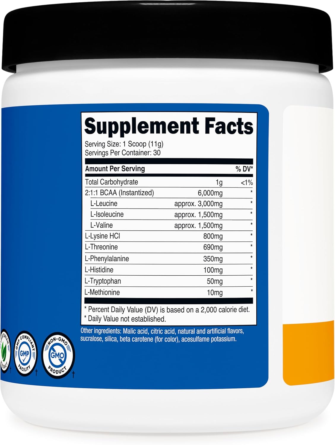 Nutricost EAA Powder 30 Servings - POG Flavor - Essential Amino Acids - Non-GMO, Gluten Free, Vegetarian
