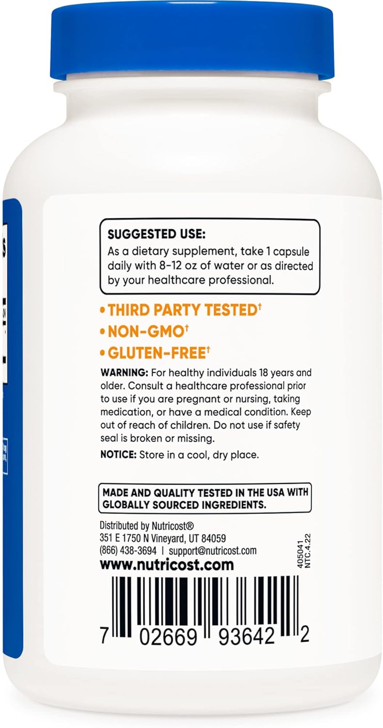 Nutricost Goldenseal Root 600mg Capsules - Pack of 120 (3 Bottles) - Non-GMO, Gluten Free, Vegetarian Formula