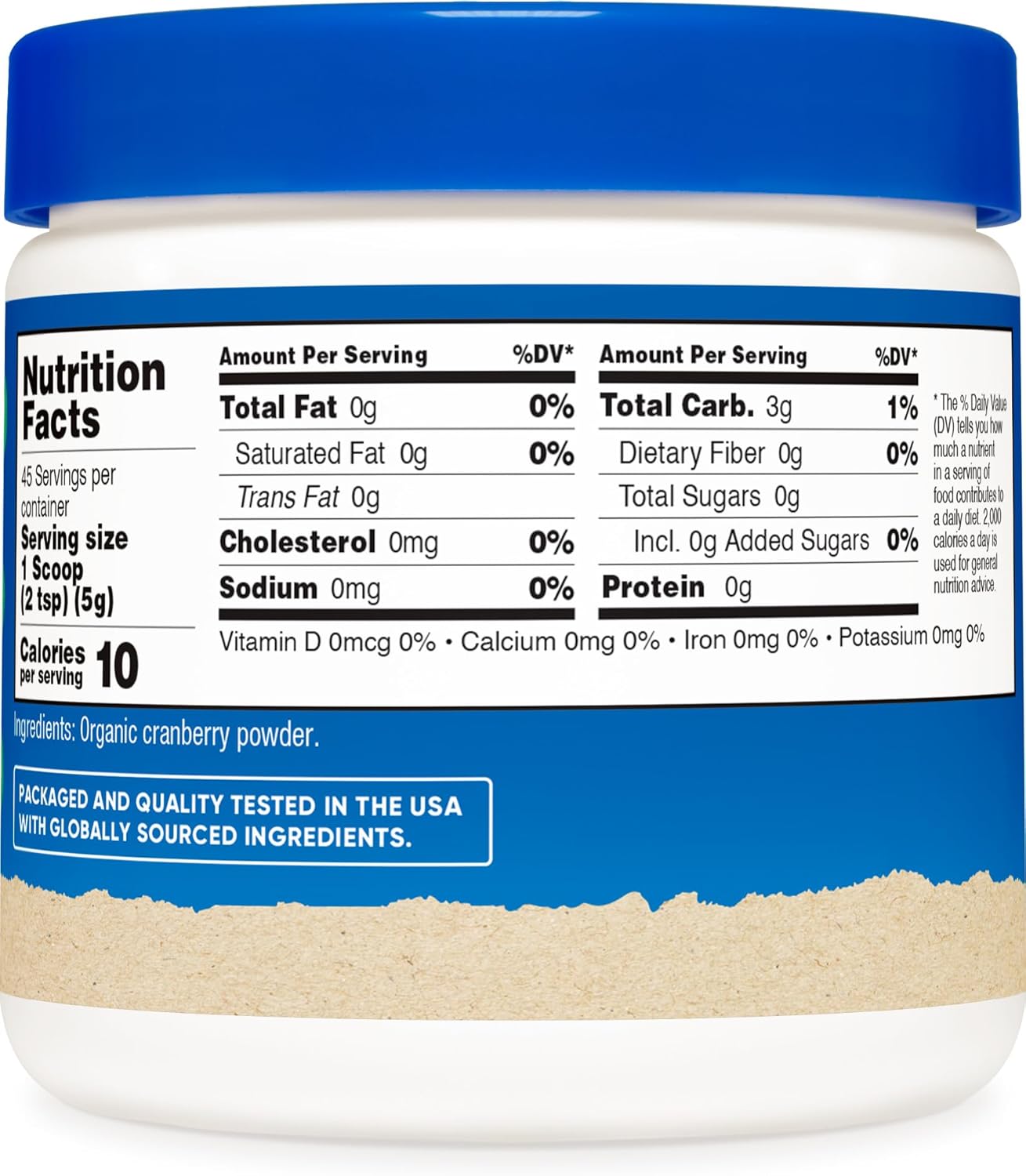 Nutricost Organic Cranberry Powder - 8 oz Bag, 5G per Serving - Non-GMO & Gluten-Free