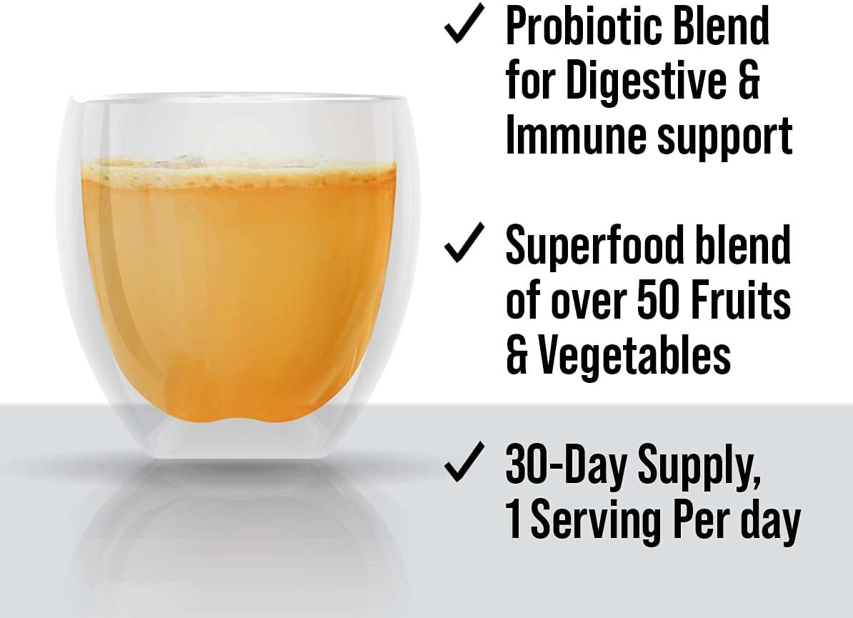 Nutrient-Rich Mango Pineapple Multivitamin for Digestive and Immune Health - 30 Servings