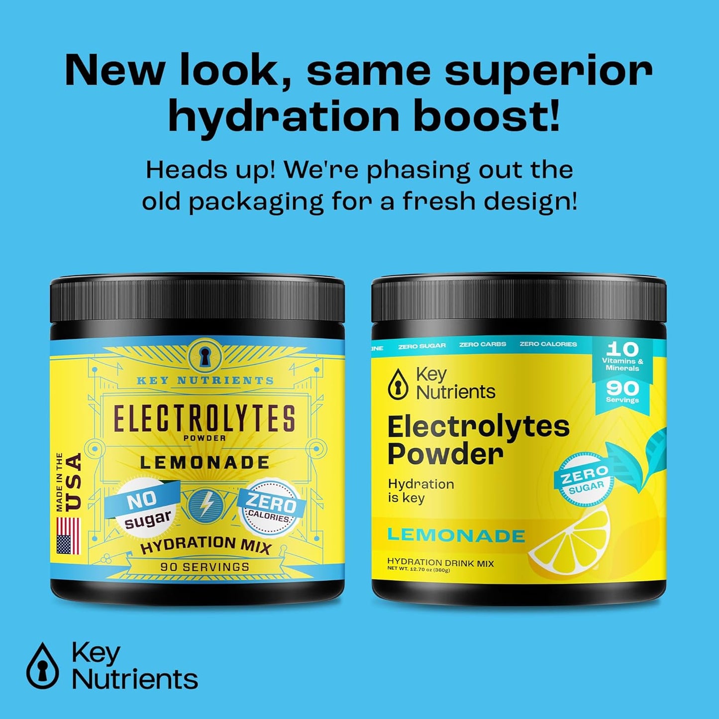 Nutrient-Rich Multivitamin Electrolyte Bundle: Sugar-Free Hydration & Energy Boost - 5 Flavors (10 Servings) + Lemonade (90 Servings)