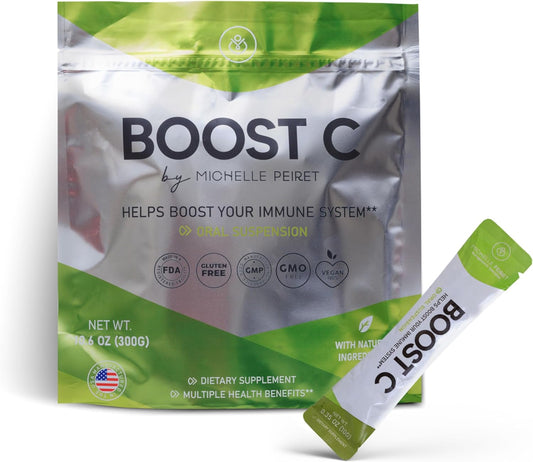 Nutrient-Rich Non-GMO Vitamin C Powder for Smoothies & Shakes - 30 Servings