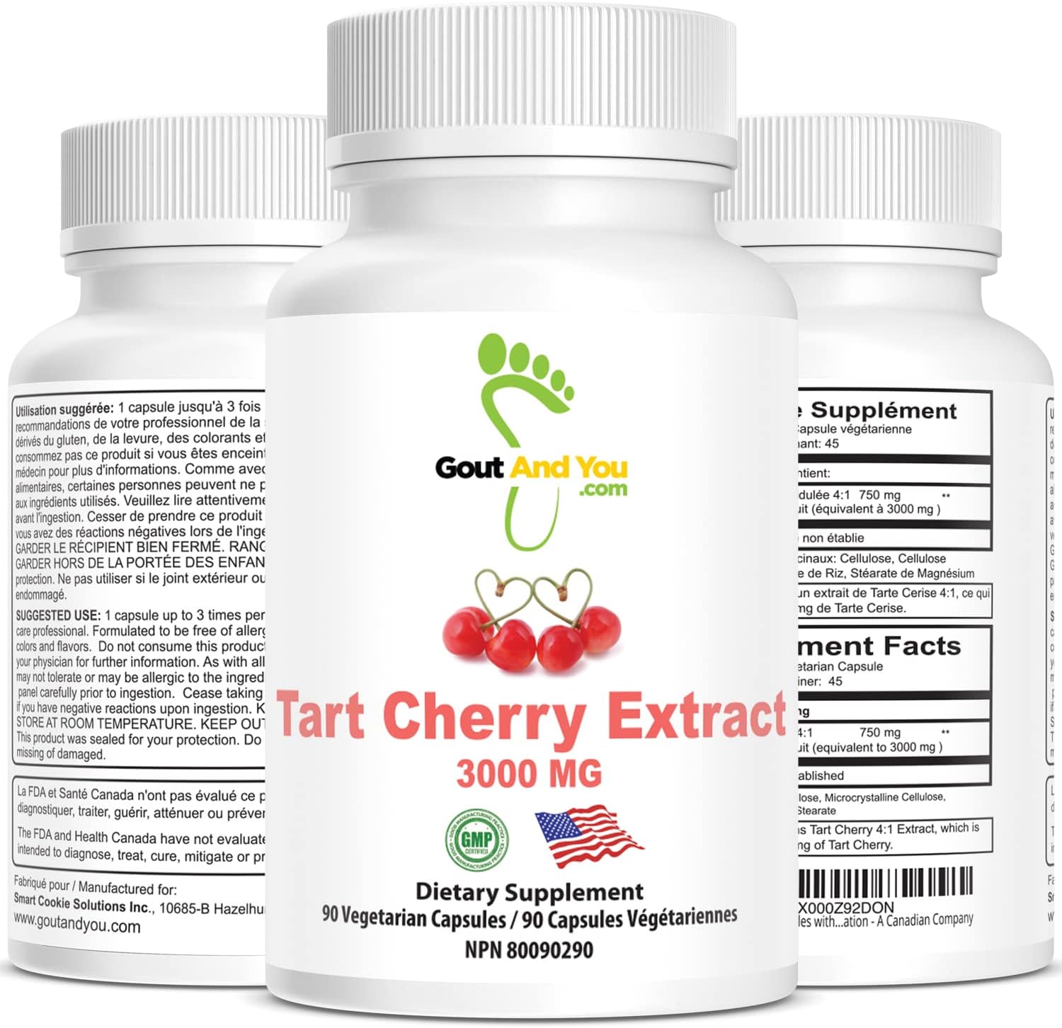 NutriGout Plus Bundle: Uric Acid Support with 3000 mg Tart Cherry Extract for Gout Relief