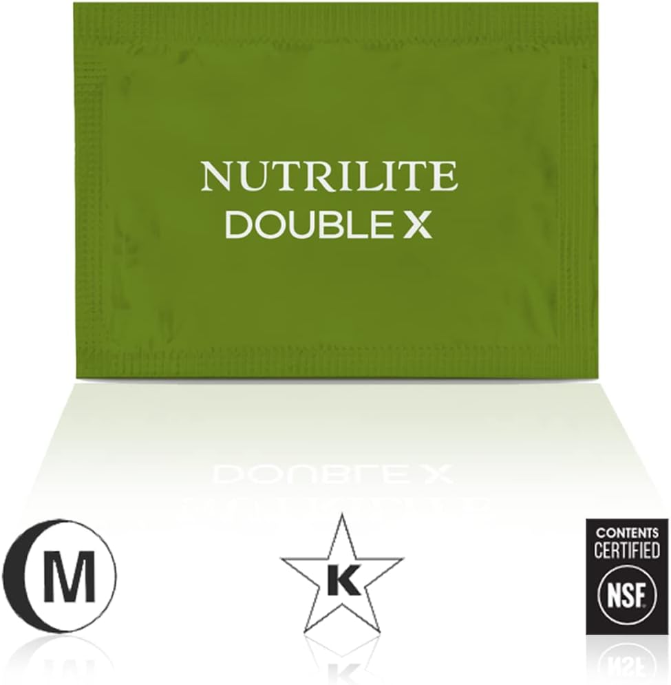 NUTRILITE DOUBLE X Multivitamin, Multimineral, and Phytonutrient Tablets with Case - 60 Tablets, 10-Day Supply