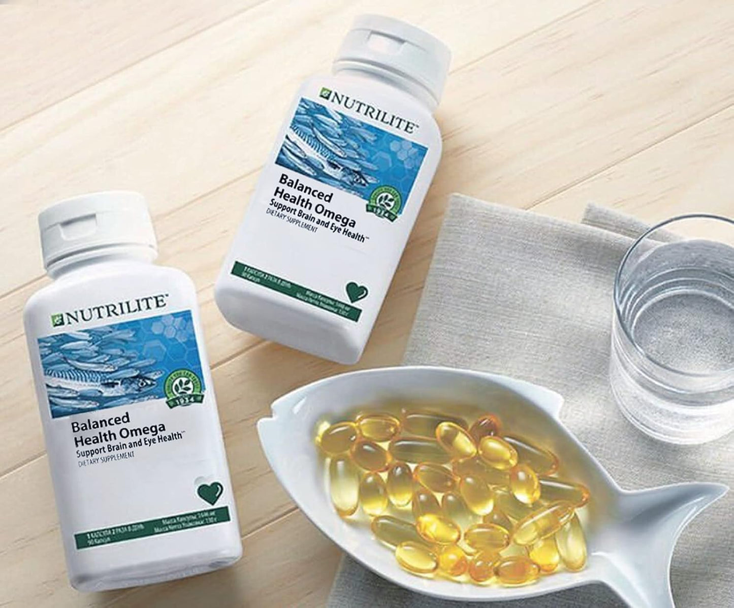 NUTRILITE OCEAN ESSENTIALS Heart Health Supplement - 90 Softgels for Cardiovascular Support